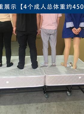 弹簧垫酒店加床折叠床 宾馆专用加床 家用临时加床单人床可折叠床