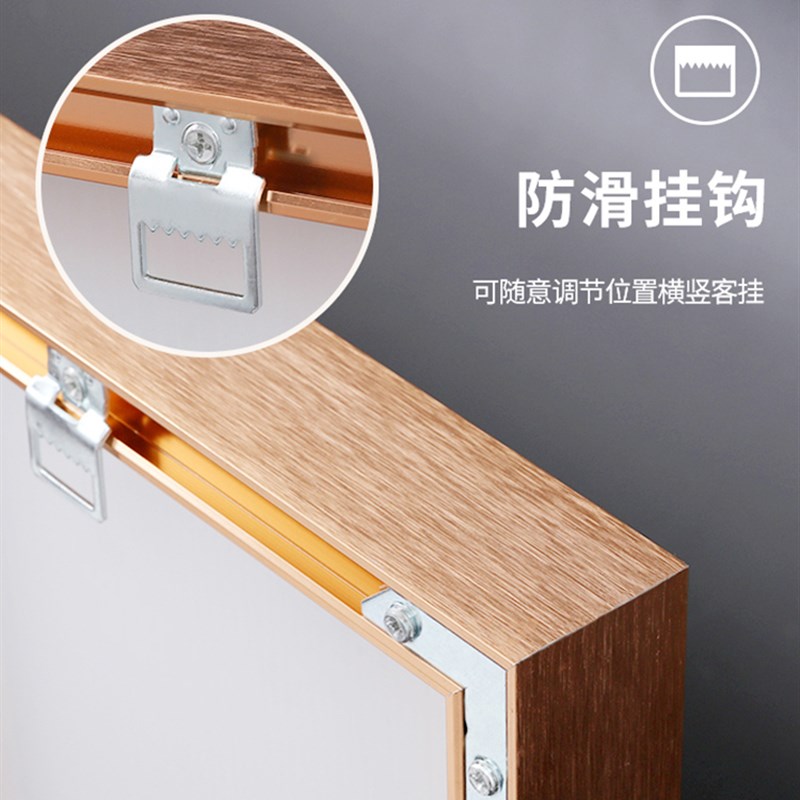 金属相框海报框立体简约铝合金a4画框挂墙相片框外框装裱定制摆台
