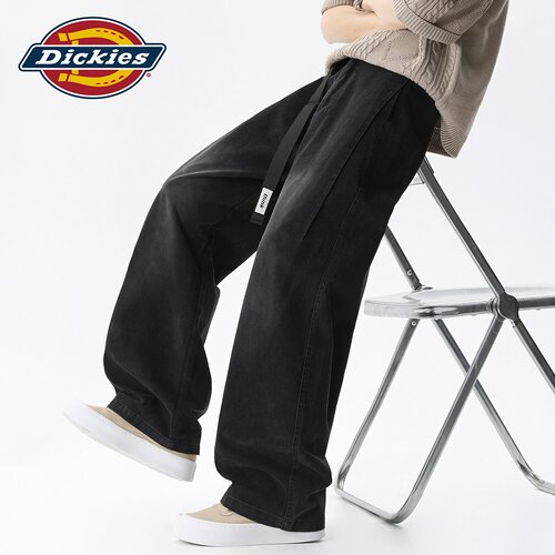 Dickies夏季新款男折痕工装裤