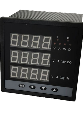 多功能网络电力仪表带RS485通讯AOB192E-9T4(96*96)