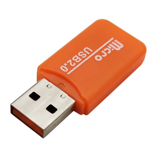 迷你冰爽USB电脑读卡器2.0手机音响 简约 micro SD读卡器手机TF卡