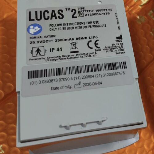 复苏机电池美敦力菲康Lucas2心肺复strykerLUCAS2胸腔按压电池