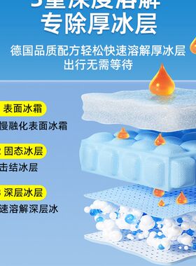 汽车融雪除冰剂冬季挡风玻璃化雪除霜非神器车窗防结冰车玻璃水