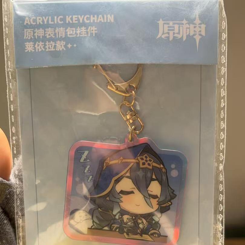 【现货】露露星官方正版 原神 雷电将军莱依拉妮露 徽章挂件周边
