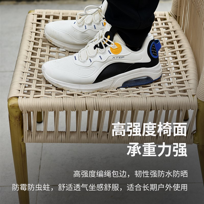 户外阳台休闲茶几三件套简约家用小户型新中式铝合金防晒桌椅组合