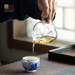 玻璃特色公道杯高档茶盅分茶水杯器耐热茶海功夫茶具主人公杯高端