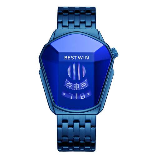 菱形合金手表BESTWIN抖音爆款表电子商务石英表情侣表watch