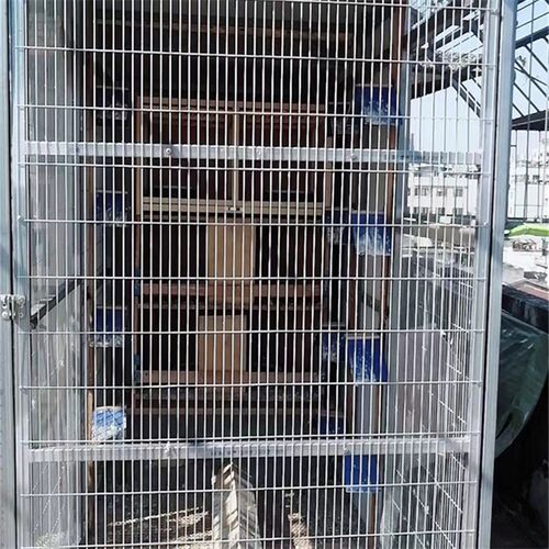 镀锌鸟笼鸽笼网格长孔网片防护网狗笼地网养殖网加粗加密焊接网片