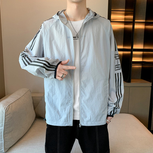 防晒衣男士夏季潮流男式皮肤衣轻薄款户外钓鱼防晒服男款冰丝外套
