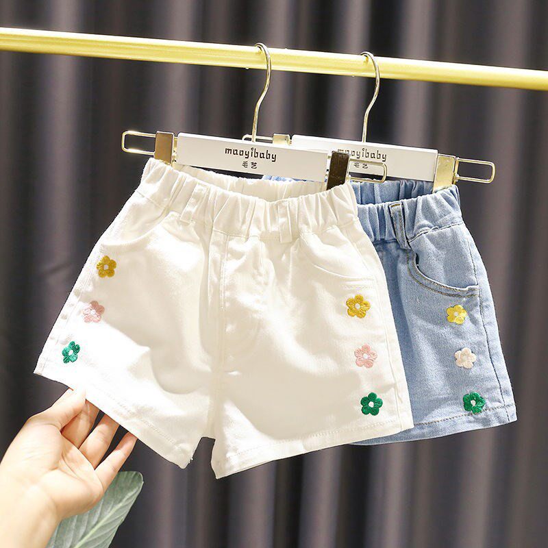 迷你巴拉巴拉女孩牛仔短裤夏季外穿2026新款夏天女宝宝夏款热裤短