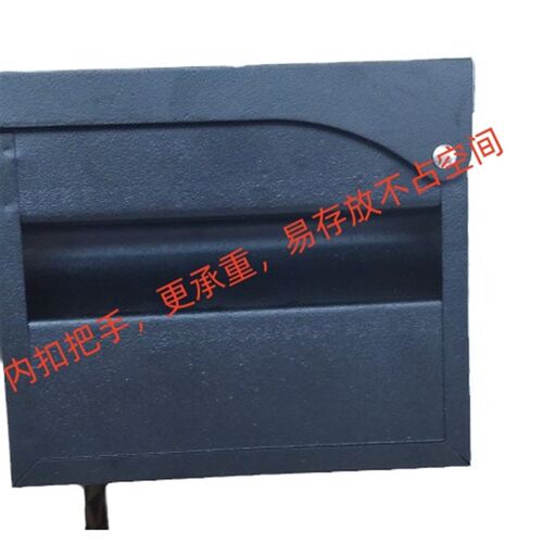 纳德无盖铁皮箱工具箱铁槽铁盒周转箱铁皮箱铁盒子加厚车载多功能