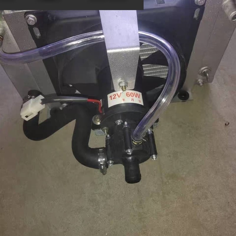 时风 五征三轮车 柴油机改风冷循环水泵水箱总成散热器单缸拖拉机