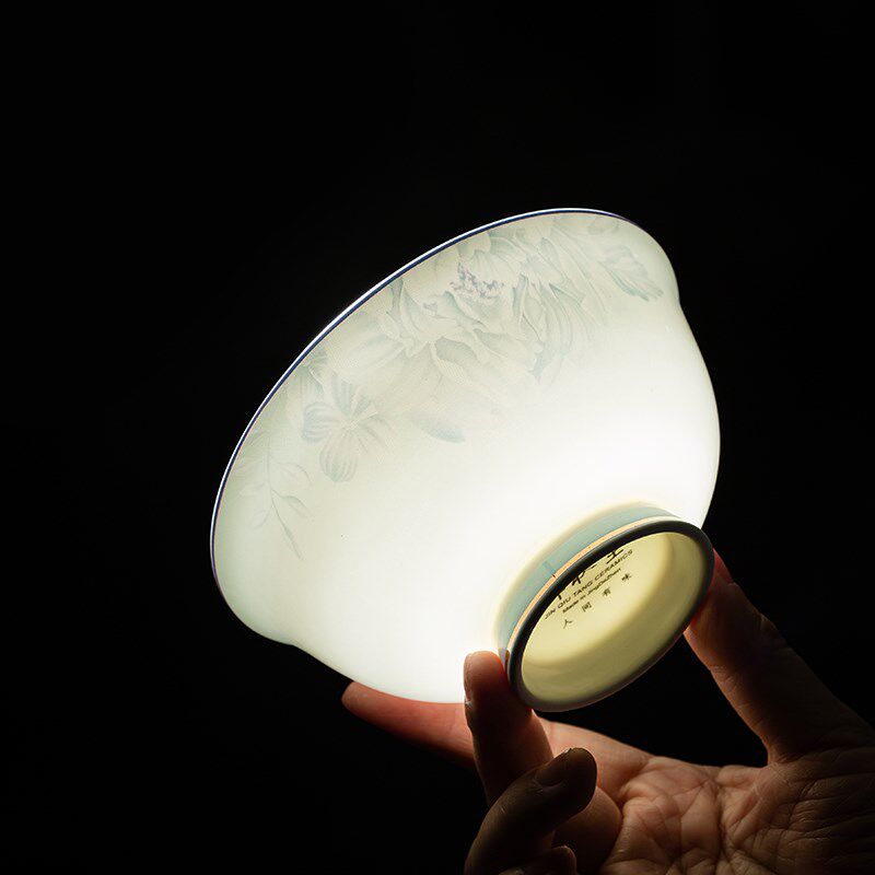 景德镇陶瓷器 60头家用骨瓷餐具套装 碗盘碟组合 结婚搬家礼品瓷