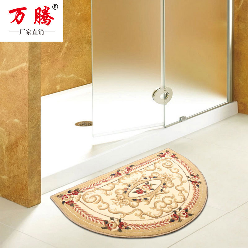 欧式半圆形地毯 门垫进门入户门地垫 脚垫家用大门口门厅玄关垫子