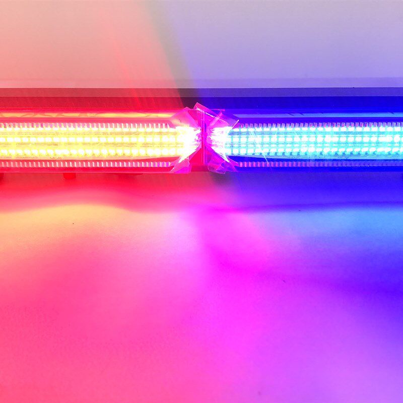 充电式LED强磁吸顶爆闪灯.汽车红蓝高亮频闪灯 应急警示灯强光