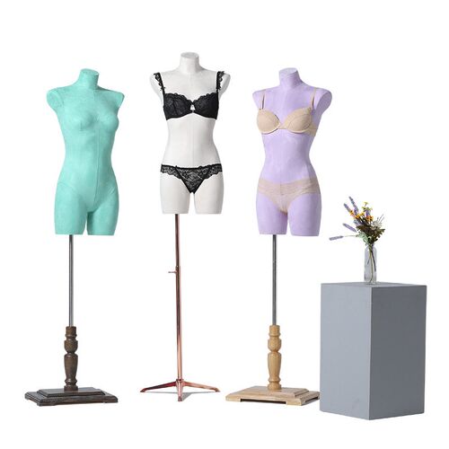 服装店内衣模特道具女半身橱窗陈列展示泳装文胸罩内裤内衣店人台