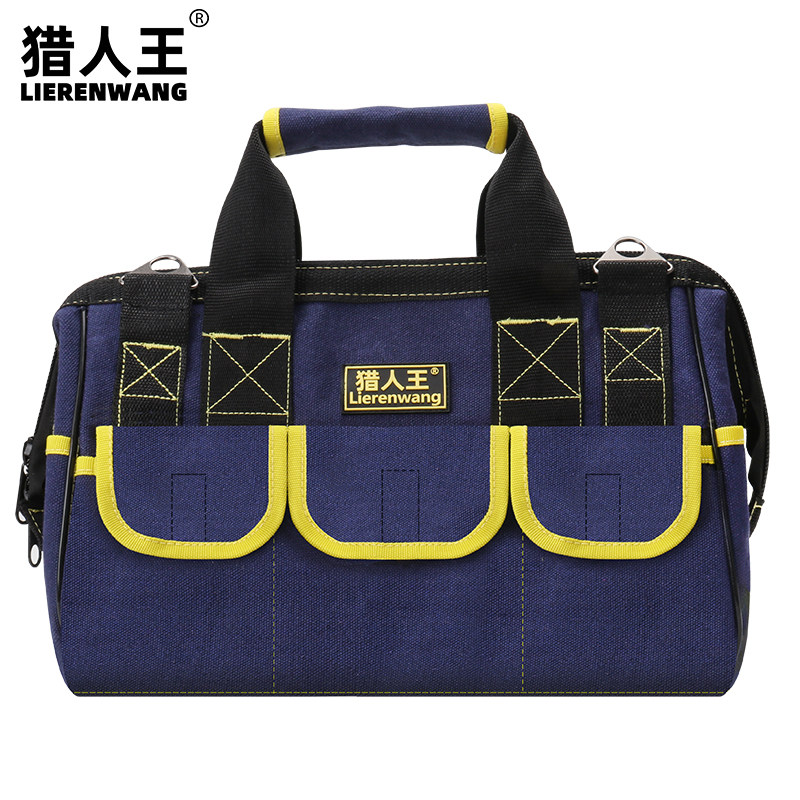 多功能帆布工具包大号电工维修包单肩包斜跨包工具收纳袋手提包