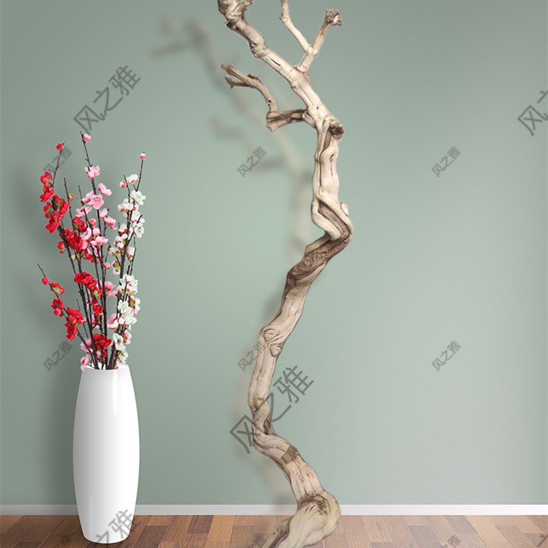 树枝装饰干枝干树枝干树干造型树原木金银花枯树木定制造景干树枝