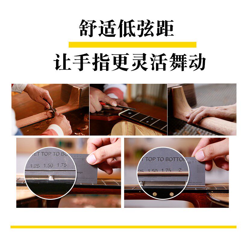 云雀真正手工吉他制作41寸民谣全单吉他指弹弹唱电箱