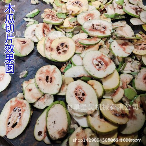 厂家水果切片机 鲜药材木瓜佛手黄精切片机产量高厚度可调试