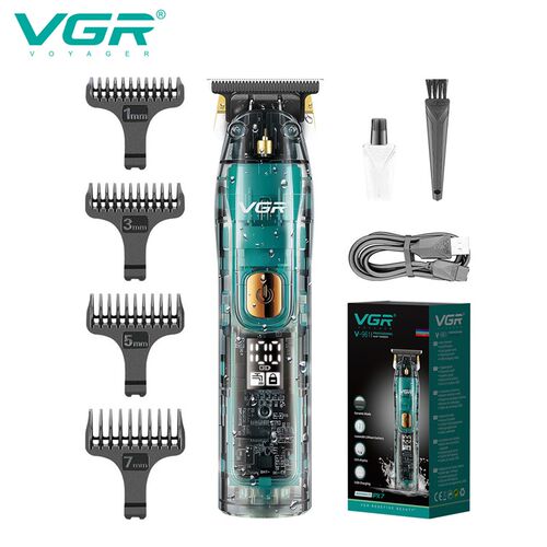 VGR961电推子液晶数显透明发廊专业油头电动剃头理发器电推剪