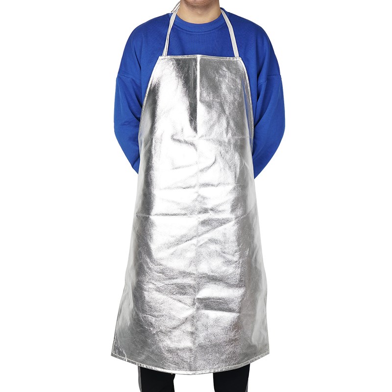 铝箔耐高温防火隔热围裙 成人用防护服炒菜防烫厂冶炼防护服