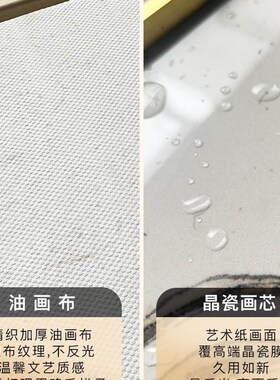 花开富贵圆形挂画新中式牡丹花玄关入户装饰画客厅茶室背景墙壁画