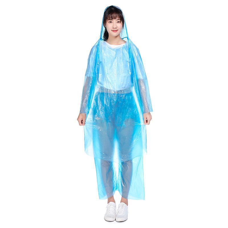 一次性雨衣雨裤全包全身防护分体式套装长款成人男女旅游便携雨披图片