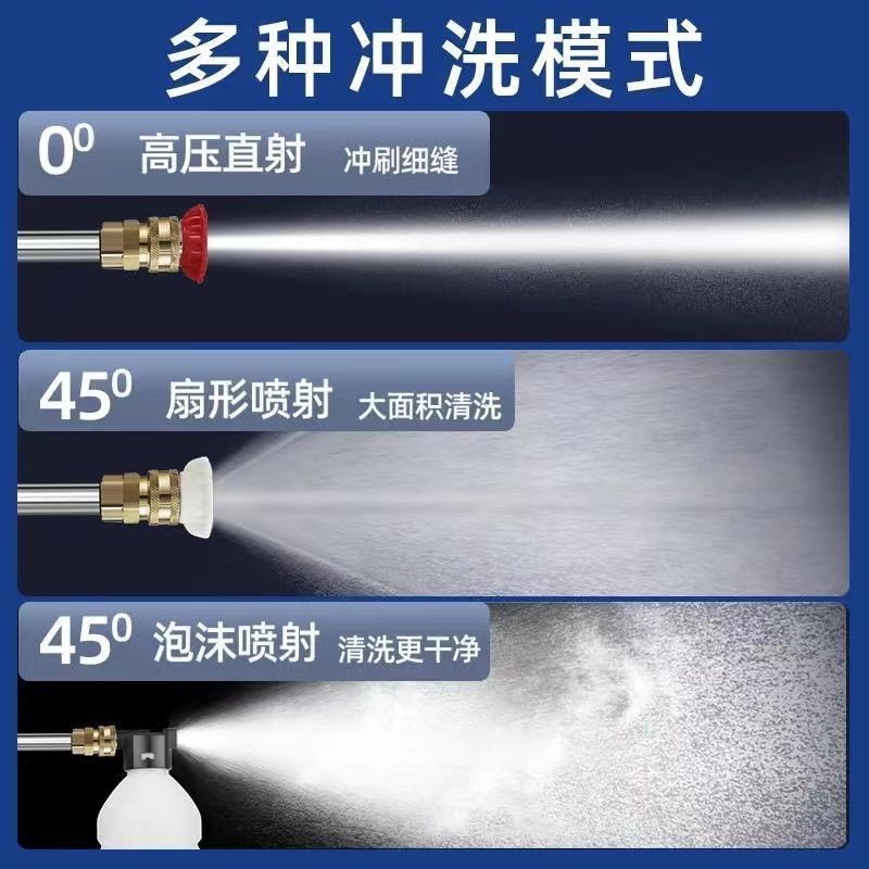 9980VF清洗工具无线洗车机高压水枪家用便携充电式锂电池洗车神器