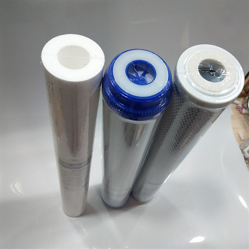 商用净水器20寸前三级滤芯通用型PP棉滤芯+前置炭滤芯+压缩炭滤芯