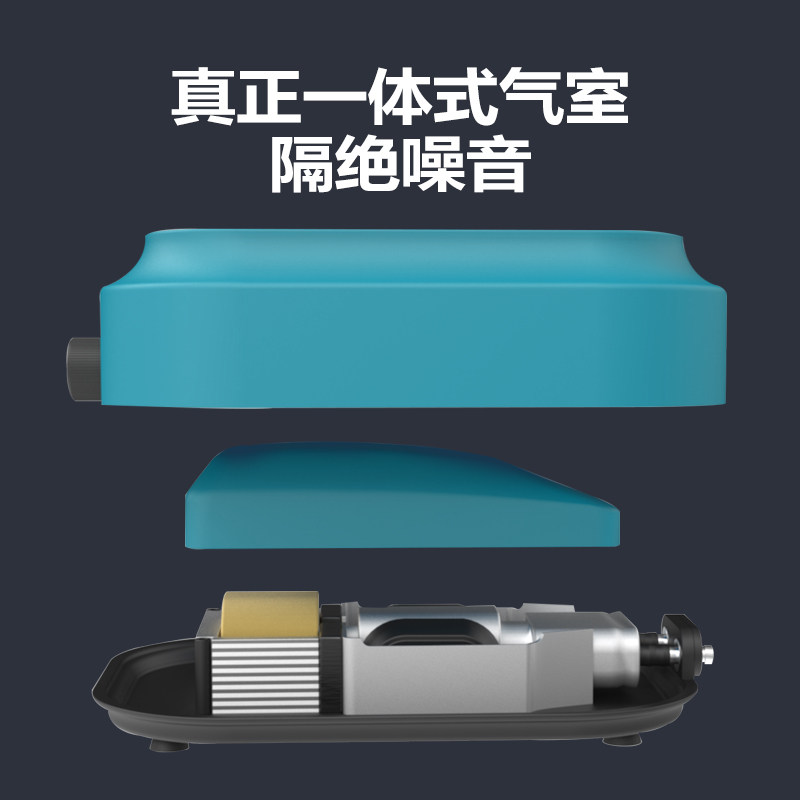 鱼缸静音氧气泵增氧泵超打氧泵增氧机充氧机家用养鱼循环双孔隔音
