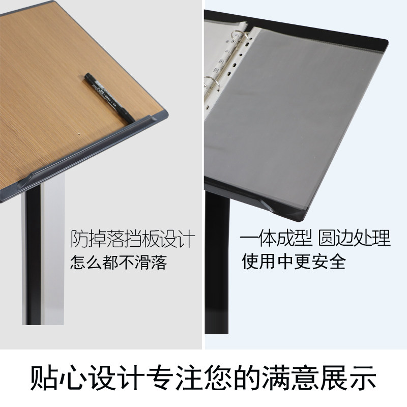 餐厅门口立式翻页菜单菜谱架售楼部合同文件公示资料架豪华展示架