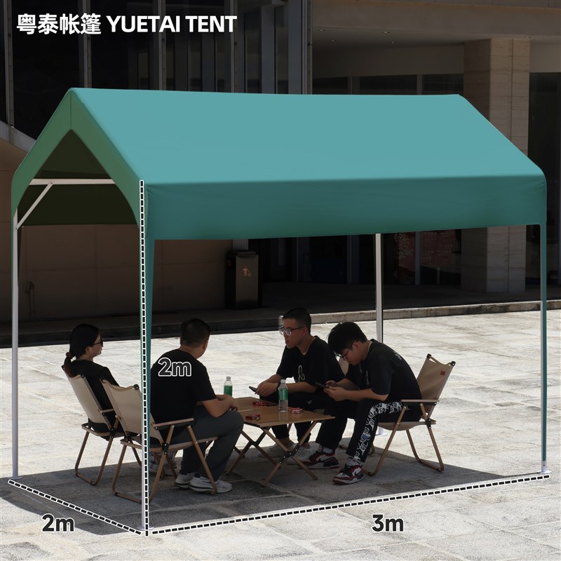 网红集市帐篷户外露营伞四脚摊位遮阳棚雨棚夜市市集摆摊用防雨蓬