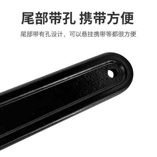 单头开口呆扳手重型黑色死口长柄叉扳41/46/50/55/60敲击扳手手动