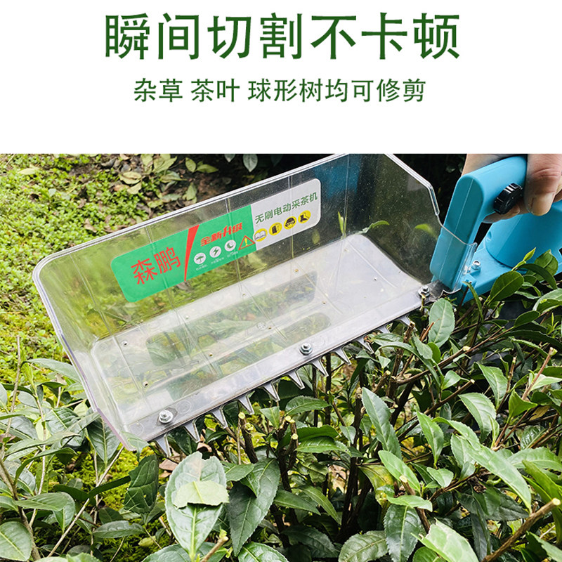 新款电动采茶机单人小型充电式茶叶收割采摘茶机草莓茶树剪枝机