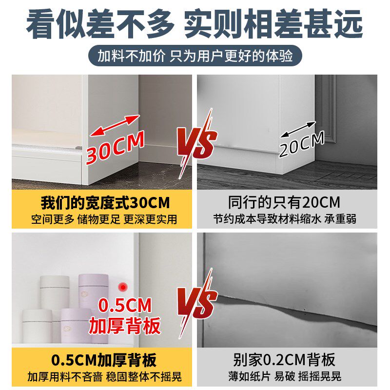 玻璃展示柜带锁礼品柜美甲店货柜超市展示架多层美容院产品陈列柜