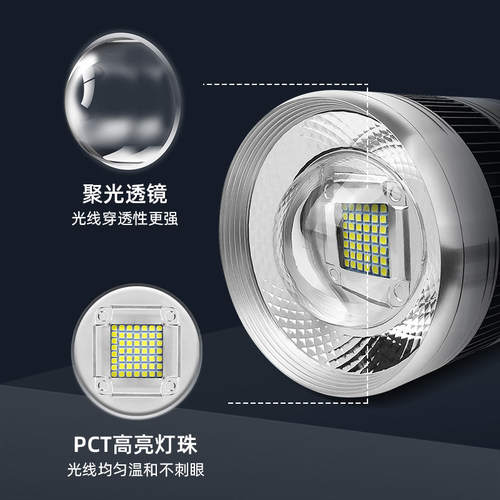 索迪水草灯欧丽斯筒灯50瓦LED全光谱RGB增艳灯具 爆藻出苔专用