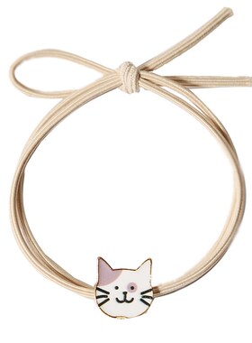 日系可爱猫咪头绳手链两用情侣橡皮筋小皮套简约百搭Y少女闺蜜发