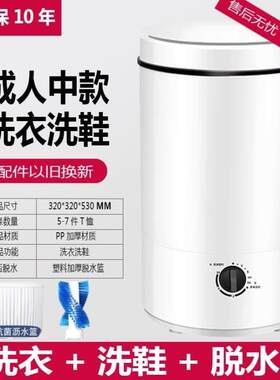 新款洗鞋机家用小型迷你半全自动神器带甩干脱水专用洗衣机刷鞋机