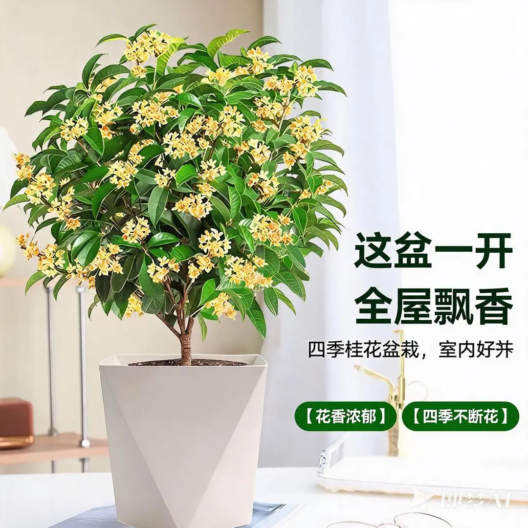 【下单立减50】桂花盆栽四季桂树苗浓香型室内庭院观赏绿植YZ