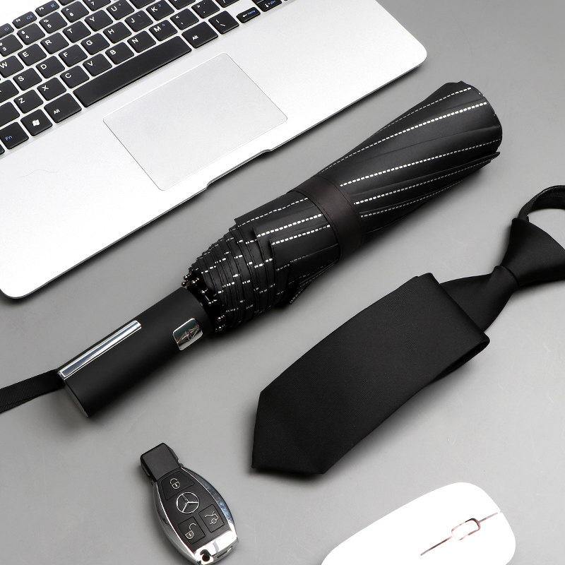雨伞男女折叠条纹格子加固结实抗风全自动手动大号防晒晴雨两用伞图片
