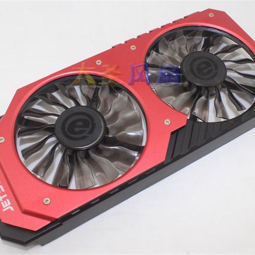 etek 铭瑄970 显卡双风扇 GA92S2H -PFTB 12V 0.35A