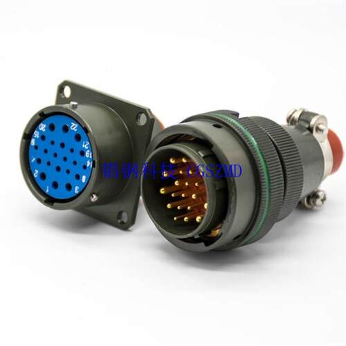 D38999/24MB35SN, 连接器航空插头,螺纹Snap on connector