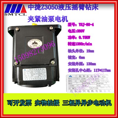 中捷Z3050*16/1液压摇臂钻夹紧电机油泵总成Z3040加紧泵底座配件