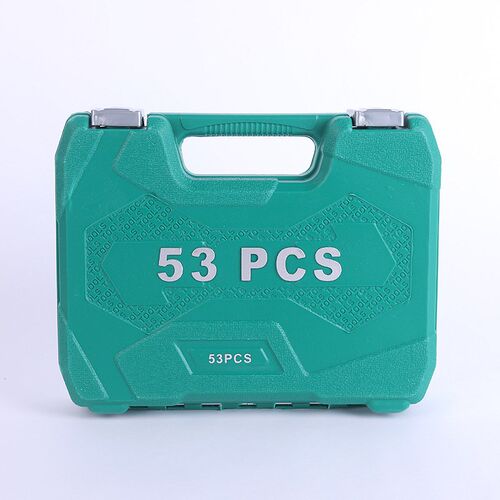54件汽修组套修车工具套装棘轮扳手套筒工具53件套装批头组合工具