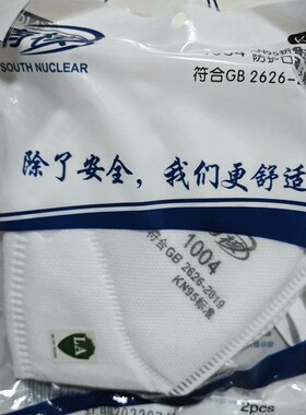 正品南核1004/2004头戴式kn95折叠口罩1003耳戴式 防颗粒物立体