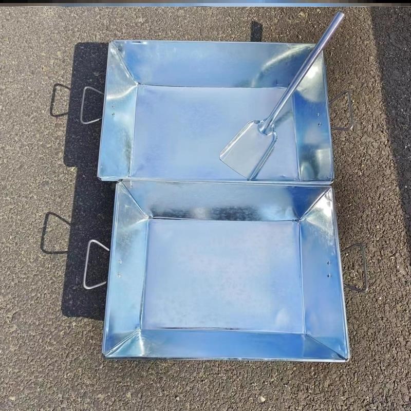 铁灰槽建筑灰槽瓦工用装修用工厂用钢化槽橡胶槽灰盆灰桶煤炭盆图片