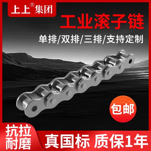 工业传动链条4分5分6分10B12B16B20B24B28B32B单排双排三排链条