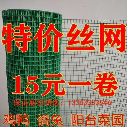 小孔防锈铁丝网养殖网养鸡拦鸭网防护网防鼠猫网家用栅栏养鸽子网