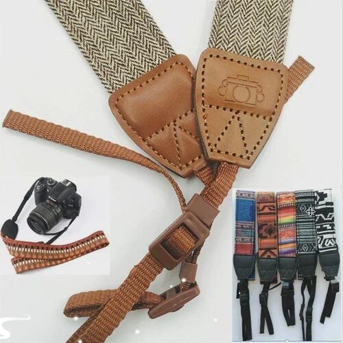 1pcs Camera Strap Belt Adjustable Vintage Camera Strap Shoul